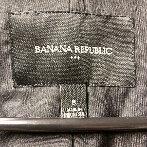 BANANA REPUBLIC - BEAUTIFUL GREY/BLACK JACKET - SIZE 8 - Picture 5 of 7